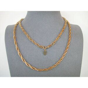 Erwin Pearl Gold-Tone Single Strand Chain Necklace/Lobster Clasp/32"